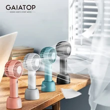 GAIATOP Mini Portable Fan Handheld USB Charging Fan Cooling Electric Fan 3 Speed Adjustment Powerful Dual Motor Outdoor Travel