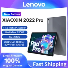 Global Firmware Lenovo Xiaoxin Pad Pro 2022 6GB 128GB ROM MediaTek 1300T 11.2'' OLED 120Hz Display 13MP Camera Andriod Tablet PC