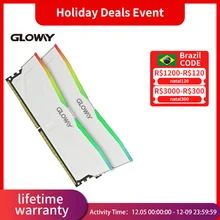 Gloway Memoria RAM DDR4 3200mhz RGB (8GBX2) 3600mhz (16GBX2) 32GB For Desktop Warranty Lifetime