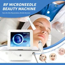 Gold R/F MicroNeedle Beauty Machine Facial Equipment Face Liftting Stretch Mark Acne Wrinkle Removal Home Appliance Needl Salon