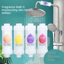 H201 Shower Filter Bath Shower Vitamin C Lavender Lemon Scented Shower Filter Chlorine Removal Water Softener Bath Accessories