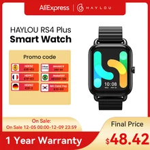 HAYLOU RS4 Plus Smartwatch 1.78'' AMOLED Display 105 Sports Modes 10-day Battery Life Smart Watch for Men Smart Watch for Women