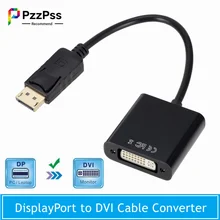 HD 1080P Display Port DP to DVI Adapter DisplayPort to DVI Cable Adapter Converter Male to Female For Monitor Projector Displays
