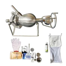 Hand-Cranked Mini Popcorn Making Machine Popcorn Puffing Machine Puffed Rice Corn Machine 230ml