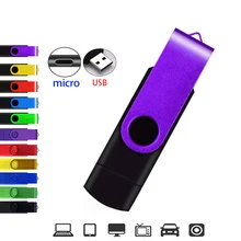 High Speed USB Flash Drive 128GB OTG Pen Drive 64gb Usb Stick 32gb 16gb 8gb 4gb Pendrive Flash Disk for Android Micro/PC