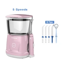 Home Waterpulse V700 Tooth Oral Irrigator Dental Jet Electric Flosser 1000ml Water Tank Teeth Cleaning 5 Modes 5 Tips Cleaner