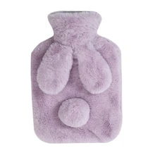 Hot Water Bottle with Cute Cover Classical Hot Water Bag Warm Relaxing Heat