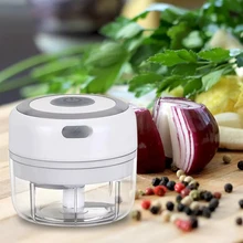 Household multifunctional wireless electric garlic beater portable baby auxiliary machine electric garlic tamper magic device