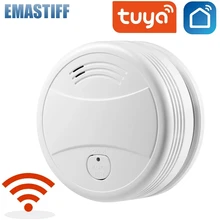 Independent Smoke Detector Sensor Fire Alarm Home Security System Firefighters Tuya WiFi/433mhz Smoke Alarm Fire Protection