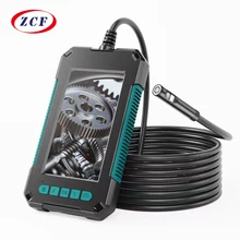 Industrial Endoscope Dual Lens Camera 4.3" IPS Screen HD1080P Pipe Car Inspection Borescope IP68 Waterproof LEDs 2600mAh Battery