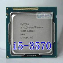 Intel I5 3570 i5 3570 Processor Quad-Core 3.4Ghz L3=6M 77W Socket LGA 1155 Desktop CPU Free Shipping can work
