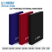 KESU HDD 2.5" Portable External Hard Drive 320gb/500gb/750gb/1tb USB3.0 Storage Compatible for PC Mac Desktop MacBook