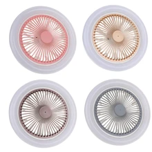 LED Ceiling Fan Lamp 30W Cooler Fan with Light 3-mode Adjustable Lamp AC 85V-265V Voltage for Study Office Kitchen