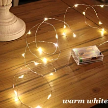 LED String Lights 2M 3M 5M 10M Battery Operated Fairy Lights USB Garland for Garden Home Party Wedding Festival Decorations