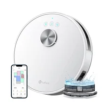 Lefant M1 Robotic Robot Vacuum Cleaner for home Mop LDS Navigation SLAM Algorithm Virtual Boundary 4000Pa WiFi App Alexa Control