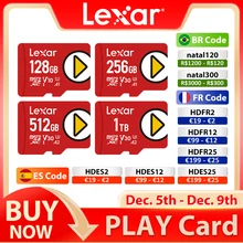 Lexar Memory Card PLAY microSDXC USH-I Card High Speed Micro SD Card 512GB 256GB 128GB Flash Card for Switch Drone