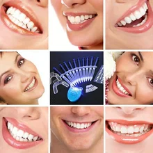 Light Tooth Whitening Kit LED Blue Tooth Whitening System 10 Gel Kit Teeth Whitening Agent Tools