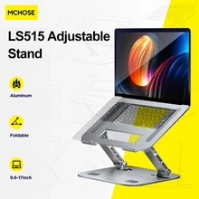 MC 515 Laptop Stand Adjustable Aluminum Alloy Notebook Stand Compatible with 10-17 Inch Laptop Portable Laptop Holder