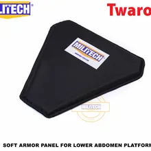 MILITECH LAP Lower Abdominal Platform Aramid Plate Soft Armour NIJ IIIA 3A 0101.06 & NIJ 0101.07 HG2 Groin Protection Panel