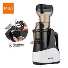 MIUI Original Juicer Masticating Slow Cold Press Juicer with Ice Cream Strainer Filter-Free Easy to Clean Large Diameter