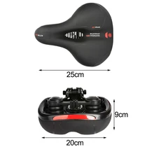 MTB Bicycle Saddle Seat Big Butt Bicycle Road Cycle Saddle Mountain Bike Gel Seat Shock Absorber Wide Comfortable Accessories