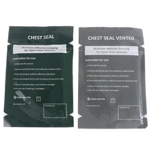 Medical Chest Seal Vented North American Rescue Hyfin Chest Seal Outdoor Emergency Medical Treatment