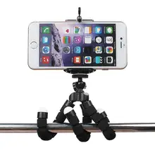 Mini Flexible Sponge Octopus Tripod for iPhone Samsung Xiaomi Huawei Mobile Phone Smartphone Tripod for Gopro 9 8 7 Camera