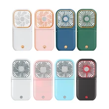 Mini Hanging Neck Fan Adjustable Folding Portable Mute Handheld USB Rechargeable Power with Bracket for Outdoor Cooling Fan