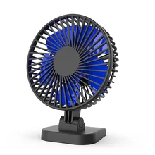 Mini USB Fan Desktop Quiet Strong Wind Desk Fan 3 Speeds Rechargeable Portable Fan For Home Office Dormitory