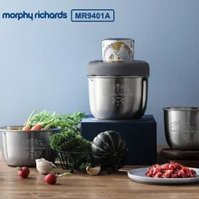 Morphy Richards 脳 British Museum Electric Chopper Meat Grinder Multifunctional Vegetable Seasoning Cutter 304 Stainless Steel
