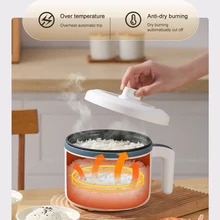 Multifunctional Rice Cooker Household Porridge Cooking Rice Cooker With Steamer Single/Double Layer Non-Stick Electric Cooker