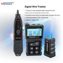 NOYAFA NF-488/NF-8209 Cable Tracker Lan Display Measure Tester Network Tools LCD Display Measure Length Wiremap Tester