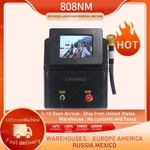 New 2000W Diode Laser 755 808 1064nm Wavelengths Hair Removal Cooling Head Painless Laser Epilator Face Body Hair Removal