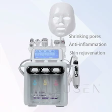 New 8 in 1 Multifunctional H2O2 Hydra Microdermabrasion Oxygen Skincare Facial Deep Cleaner Jet Peel Blackhead Beauty Salon CE