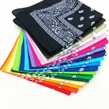 New Bohemian Fashion Bandana Hair Bands for Women Girls Square Scarf Turban Multifunctional Headband Hair Accessories Head Scarf
