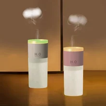 New Household Multi-mode Diffuser USB Rechargeable Summer Cooling Smoke Ring Humidifier Colorful Light Humidifier