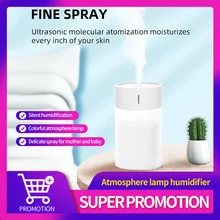 New Humidifier Household USB Headlamp Desktop Intelligent Large Capacity Aromatherapy Humidifier Gift