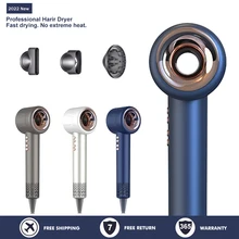 New Professional Hair Dryer Strong Wind Salon Blow Dryer Negative Ionic Hot &Cold Air Wind Styler Premium Hairdryer Salon Dryer