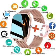 New Smart Watch Women Men Full Touch Dial Call Fitness Tracker IP67 Waterproof Bluetooth Answer Call Smartwatch Woman For Xiaomi