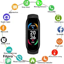 New Style M6 Magnetic Bluetooth Smart Bracelet Sports Electronic Heart Rate Blood Pressure Blood Oxygen Monitoring