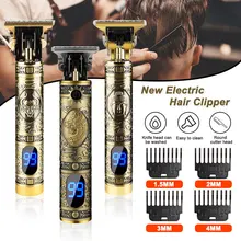 New T9 USB Electric Hair Clipper Rechargeable Men Hair Clipper Men's Razor Trimmer Cordless Trimmer Professional Beard Trimmer