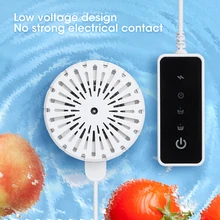 New Ultrasonic Fruit and Vegetable Purifier Sterilization Disinfection Remove Pesticide Residues Food Cleaner Washing Machine