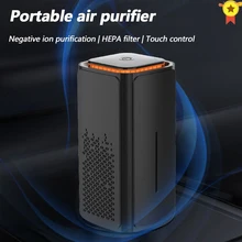 New air Purifier Air Fresher Home Auto Smoke Detector Hepa Filter Car Air Purifier USB cable Low Noise with Night Light Desktop
