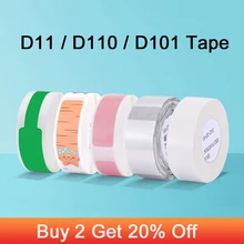 Niimbot D11 Printing Label Supermarket Waterproof Anti-Oil Tear-Resistant Price Label Pure Color Scratch-Resistant Label Paper