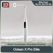 Oclean X Pro Elite Sonic Electric Toothbrush IPX7 Waterproof Sonic Tooth Brush Rechargeable Touch Screen