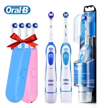 Oral B Sonic Electric Toothbrush for Adults Rotary Precision Clean Teeth Whitening Brush 4 Replacement Brush Head Refill + Case