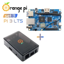 Orange Pi 3 LTS+ABS Black Case HDMI+WIFI+BT5.0 Open Source Board Computer Run Android 9.0/ Ubuntu/ Debian OS
