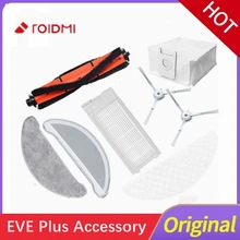 Original Roidmi EVE Plus Accessory of HEPA Filter Detachable Main Brush Mop Cloth Side Brush Dust Bag Cleaner Parts Optional