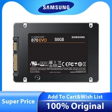 Original SAMSUNG 2.5'' SATA SSD 870 Evo 1TB 500GB 250GB Internal Solid State Drive High Speed Storage Disk For Laptop or Desktop