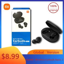 Original Xiaomi Redmi Mi Ture Wireless Earbuds Basic 2 Global Version Bluetooth 5.0 Headphones With Microphone Noise Reduction